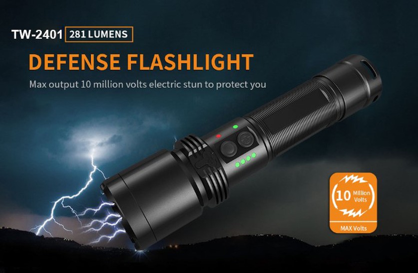 Ultra-Bright Tactical LED Flashlight with Detachable Battery Ultra-Bright Tactical LED Flashlight with Detachable Battery
